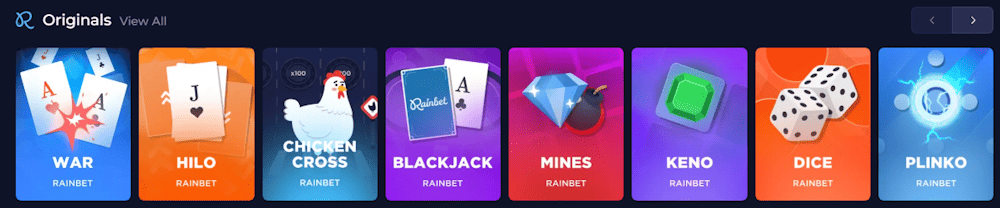Rainbet Online Casino